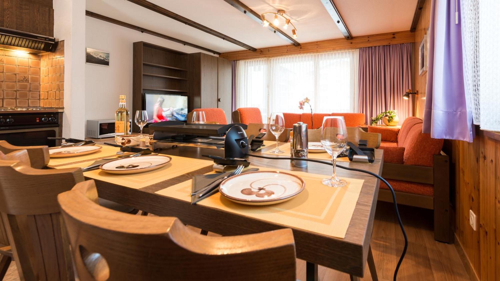 Haus Alba Apartman Saas-Almagell Szoba fotó
