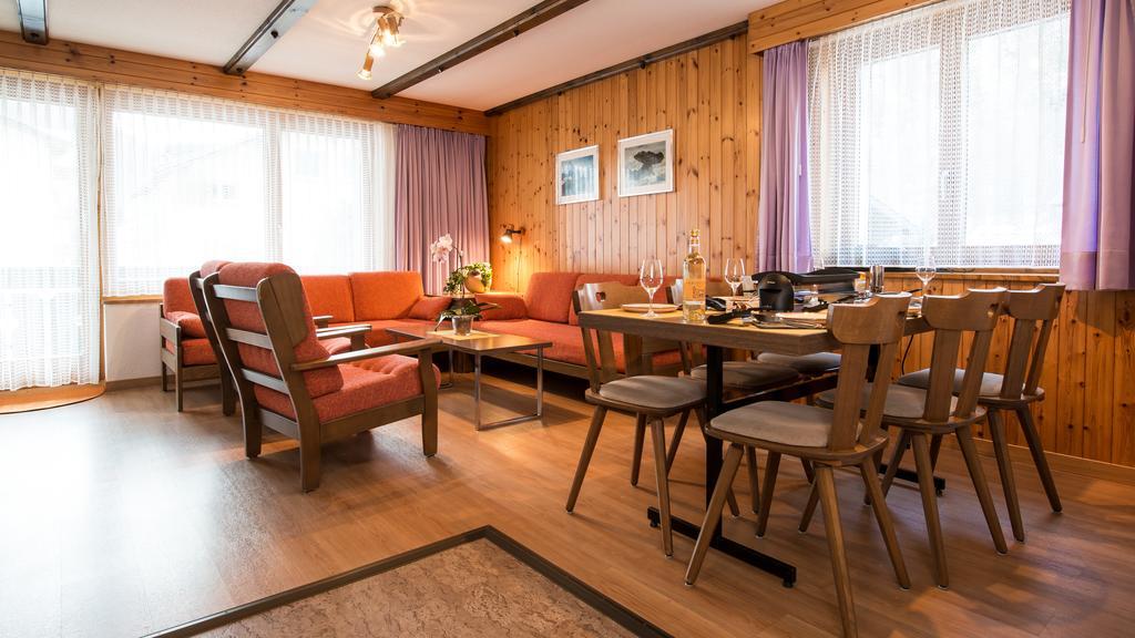 Haus Alba Apartman Saas-Almagell Szoba fotó